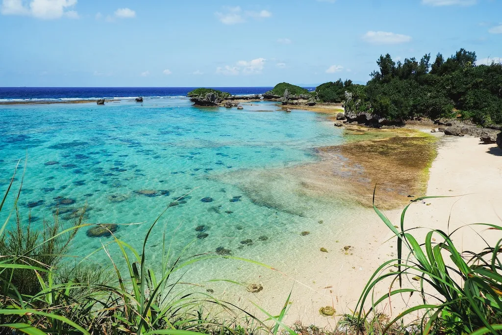 A beautiful beach in Okinawa
